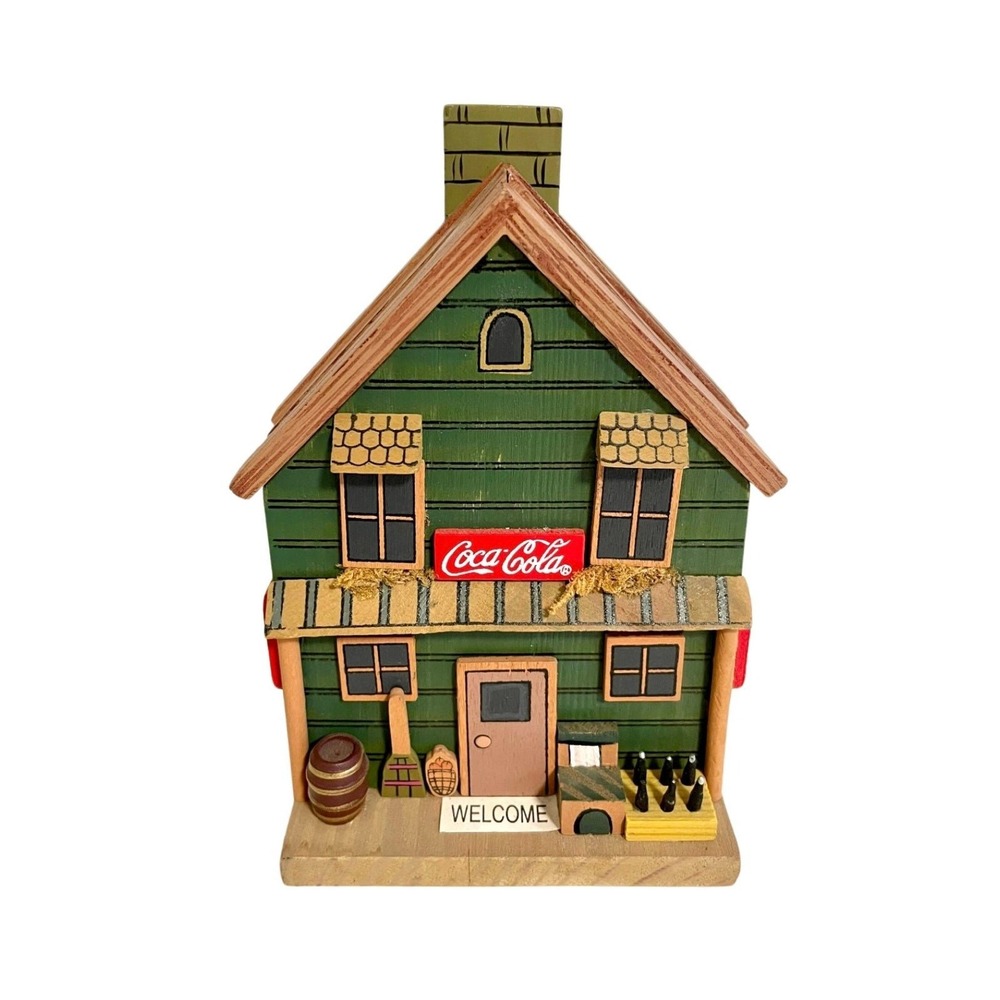 Unique Vintage 1999 Wooden Coca Cola Coasters
